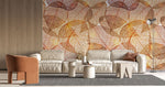 Tapet Personalizat Leaf cu frunze tomnatice decorative - AUTUMN LEAF PATTERN