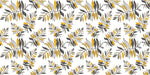 Tapet personalizat - CRAYON YELLOW LEAVES