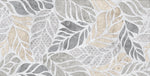 Tapet Personalizat Leaf cu forme de frunze si texturi mixte in nuante de bej si gri - SEE THROUGH TEXTURE