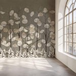 Tapet Personalizat Leaf cu copaci cu frunze sidefate - DECORATIVE PLANTS