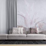 Tapet Personalizat Leaf cu frunze in nuante rozalii estompate - BRASSY PINK LEAVES