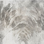 Tapet Personalizat Leaf cu frunze in fundal de perete ciment - CONCRETE ABSTRACT LEAF