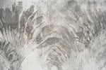 Tapet Personalizat Leaf cu frunze in fundal de perete ciment - CONCRETE ABSTRACT LEAF