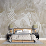 Tapet Personalizat Leaf cu frunze crem de bananier - COFFEE LEAVES