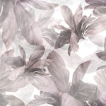 Tapet Personalizat Leaf cu frunze in nuante de mov estompat - PURPLE DAYDREAM