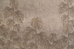 Tapet Personalizat Leaf cu frunze monstera in stil vintage - GRUNGE MONSTERA WALL