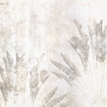 Tapet Personalizat Leaf cu frunze etompate in textura de stucco - BURNISHED BANANA TREES