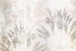 Tapet Personalizat Leaf cu frunze etompate in textura de stucco - BURNISHED BANANA TREES
