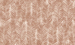 Tapet Personalizat Leaf cu frunze de palmier in nuante pamantii - REED BED