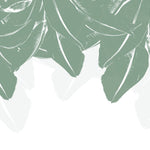 Tapet Personalizat Leaf cu frunze de bananier abstracte verzi - PLAIN GREEN LEAVES