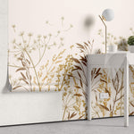 Tapet Personalizat Leaf cu frunze de bananier in nuante bej sepia - BEIGE CALADIUM