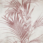 Tapet Personalizat Leaf cu frunde abstracte de palmier in nuante rosiatice - BOHO PINK PALM