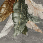 Tapet Personalizat Leaf cu pene colorate pe un fundal texturat stucco - STUCCO FEATHERS DOWN