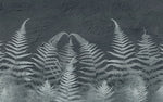 Tapet Personalizat Leaf cu frunze de feriga pe un fundal de stucco - STUCCO FERN