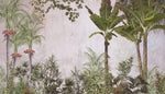 Tapet personalizat Tropical cu copaci tropicali infloriti - TROPICAL BLOOM TREE