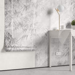 Tapet personalizat Tropical cu bambus gri - GREYSCALE BAMBOO