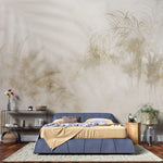 Tapet personalizat Tropical cu padure tropicala sepia aflata in ceata - EXTREME SEPIA FOG