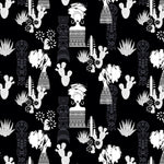 Tapet personalizat - AFRICAN ABSTRACT BLACK