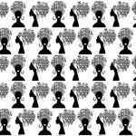 Tapet personalizat - AFRICAN WOMAN