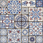 Tapet personalizat Mozaic cu elemente orientale de mozaic - ARABIC TILES