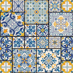 Tapet personalizat Mozaic cu elemente orientale de mozaic - ARABIC TILES