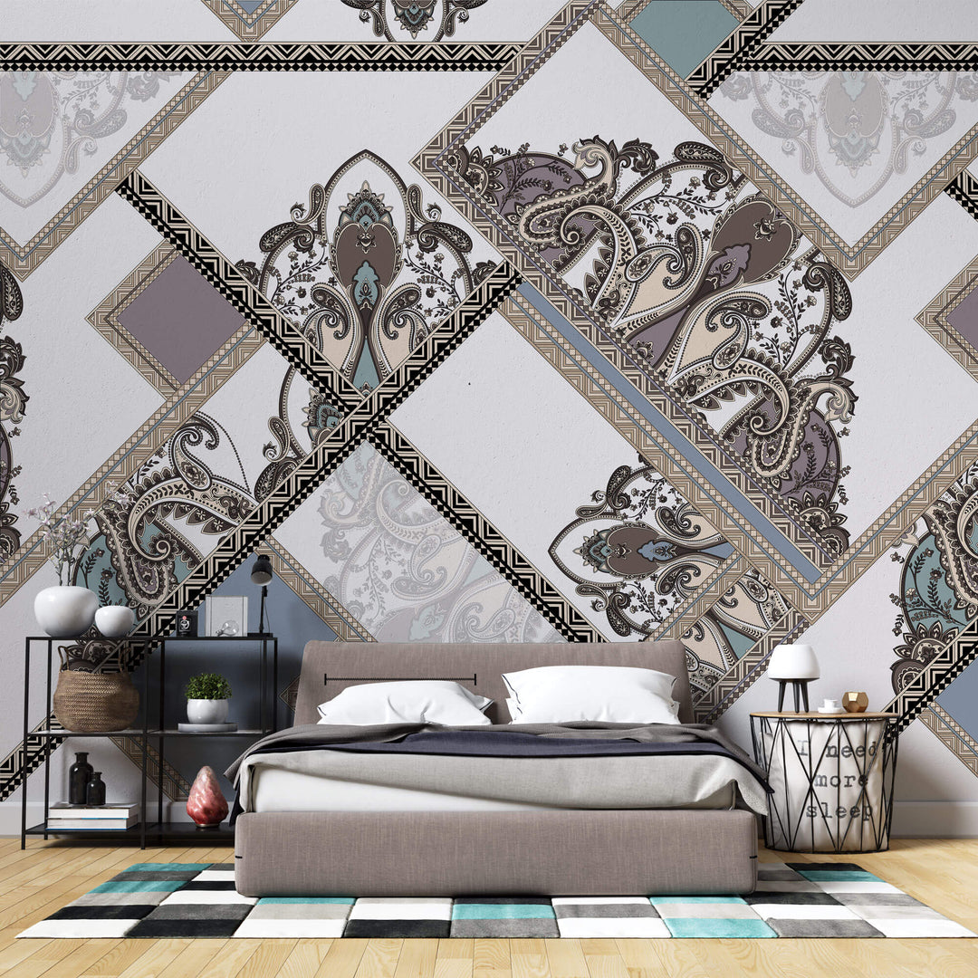 Tapet personalizat Mozaic cu mosaic elegant - CLASIQUE TILE