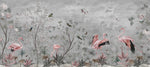 Tapet personalizat - PINK GRAYSCALE