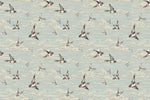 Tapet personalizat  - SPRING SWALLOWS BLUE