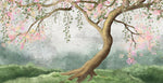 Tapet personalizat zen oriental cu infloriri delicate de cires creand o atmosfera primavaratica plina de eleganta si fragilitate cherry whispers