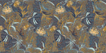 Tapet Zen Oriental cu frunze abstracte - ORIENTAL LEAVES