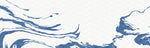 Tapet Japandi cu motive japoneze seigaiha in forma de valuri albastre - INK WASH OCEAN