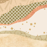 Tapet Japandi cu structuri abstracte cu motive japoneze intr-un design specific japandi - JAPANDI MIXED TEXTURE