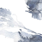 Tapet Japandi cu nori abstracti si texturi japoneze in stil seigaiha - CLOUDY SEIGAIHA