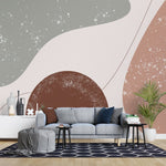 Tapet personalizat bohemian elemente jucause libere spontaneitate creativitate vibranta incapere sprinkle elements