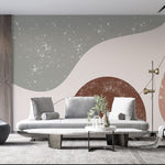 Tapet personalizat bohemian elemente jucause libere spontaneitate creativitate vibranta incapere sprinkle elements