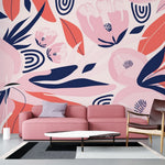 Tapet personalizat bohemian floare bomboana culori vii aspect jucaus colt poveste vesel vibrant candy flower