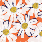 Tapet personalizat bohemian margareta vibranta explodeaza culori bucurie zambet energie proaspata casa stil autentic vibrant daisy
