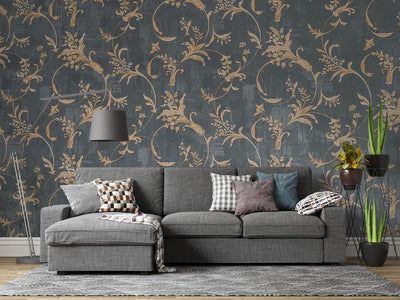 tapet personalizat bohemian perete catifea clasica eleganta rafinament spirit liber boem classical velvet wall