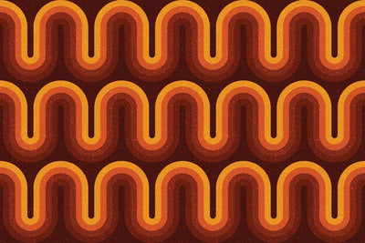 tapet personalizat bohemian motive retro reinventeaza farmec trecut stil modern indraznet decor personalitate retro motif