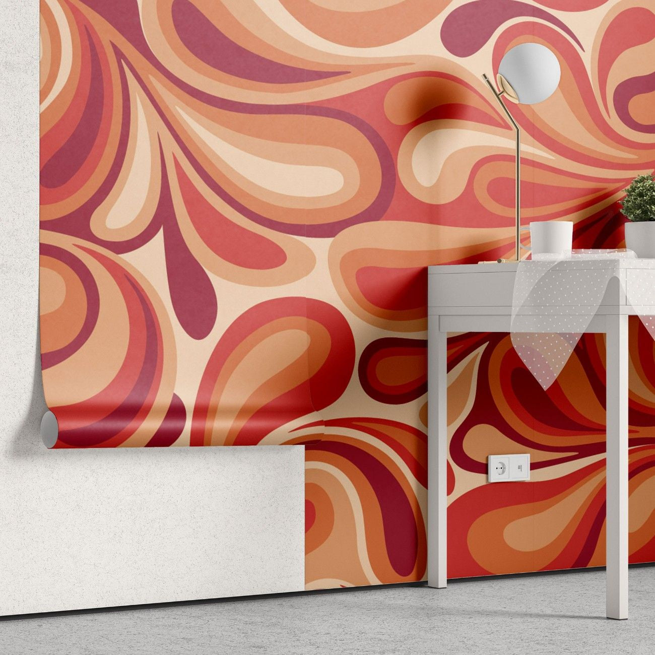 tapet personalizat bohemian peisaj culori boeme paleta vibranta armonioasa atmosfera artistica inspiratie boho colorscape