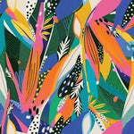 Tapet personalizat bohemian jungla vibranta culori indraznete vegetatie bogata atmosfera exotica energie vivid jungle