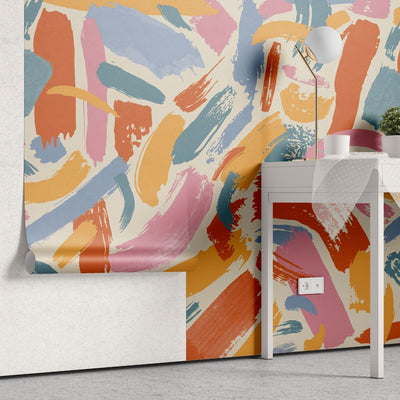tapet personalizat bohemian dungi pensula design artistic fantezie spatiu inspiratie whimsical brushstrokes