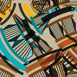Tapet personalizat bohemian structuri joc vizual fascinant modernitate fluiditate decor looped structures