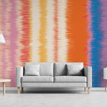 Tapet personalizat bohemian in patat textura rustica aspect autentic fundal caracter farmec boem tainted linen