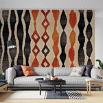 Tapet personalizat bohemian motive aztece lumina soarelui istorie caldura spatiu oaza culturala sunlit aztec motifs