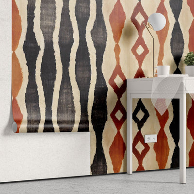 tapet personalizat bohemian motive aztece lumina soarelui istorie caldura spatiu oaza culturala sunlit aztec motifs