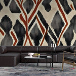 Tapet personalizat bohemian design aztec rustic traditie elemente pamantii atmosfera autentica farmec etnic rustic aztec design