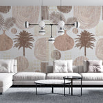 Tapet personalizat bohemian arta inspirata teracota caldura autenticitate tonuri pamant design modern expresiv terracotta art