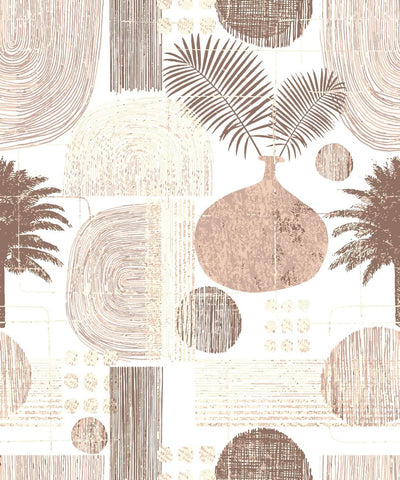 tapet personalizat bohemian arta inspirata teracota caldura autenticitate tonuri pamant design modern expresiv terracotta art