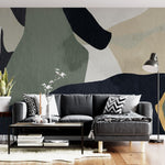 Tapet personalizat bohemian texturi abstracte joc vizual complex interesant adancime nota artistica subtila spatiu abstract textures